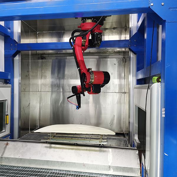 汽車保險(xiǎn)杠自動(dòng)噴漆流水線